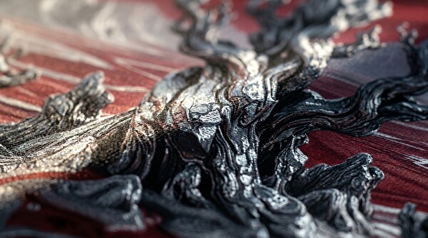 Oryn Aether Crimson River Edition 80x30 Gaming Mouse Pad