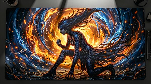 Oryn Ethereal Shadows Shattered Entropy Edition 80x30aming Mouse Pad