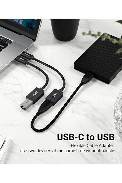 Syntech USB C - USB A 3.0 Adaptör OTG Thunderbolt 2'li Paket