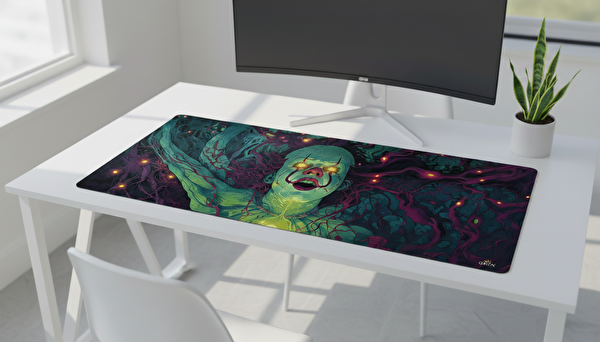 Oryn Futuristic Psycho Edition 70x30 CM Gaming Mouse Pad - 3 MM Kalınlık