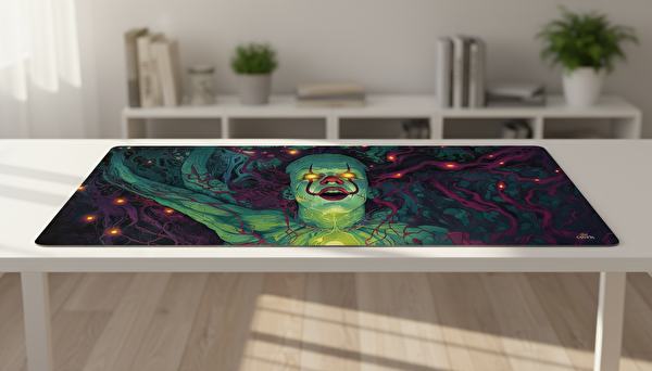 Oryn Futuristic Psycho Edition 90x40 CM Gaming Mouse Pad - 3 MM Kalınlık