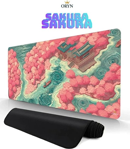 Oryn Nature Sakura Edition 90x40 CM Gaming Mouse Pad - 3 MM Kalınlık
