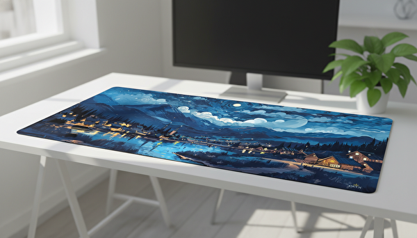 Oryn Nature Nocturne Edition 90x40 CM Gaming Mouse Pad - 3 MM Kalınlık