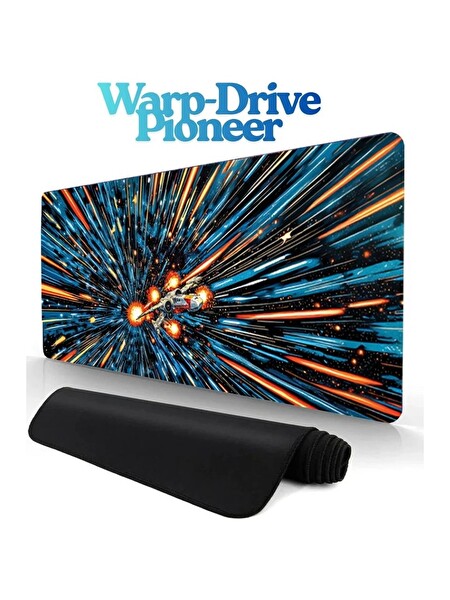 Oryn Astral Odyssey Edition Warp Drive Pioneer 80x30 Gaming Mouse Pad