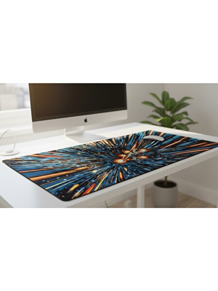 Oryn Astral Odyssey Edition Warp Drive Pioneer 80x30 Gaming Mouse Pad