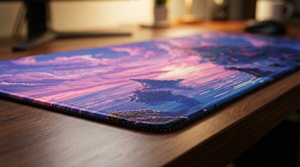Oryn Pixart Violet Realm Edition 90x40 CM Gaming Mouse Pad