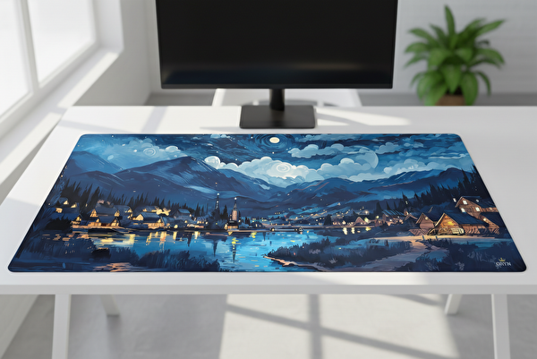 Oryn Nature Nocturne Edition 80x30 CM Gaming Mouse Pad