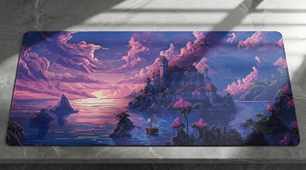 Oryn Pixart Violet Realm Edition 70x30 CM Gaming Mouse Pad
