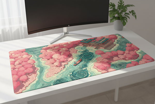 Oryn Nature Sakura Edition 80x30 CM Gaming Mouse Pad