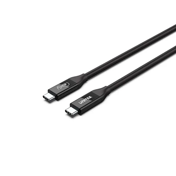Unitek USB4 Thunderbolt 3 40Gbps 0.8 Metre Kablo C14100BK-0.8M