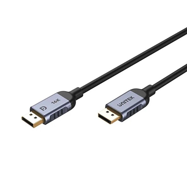 Unitek C1626GY-2M Display Port 2.1 2 M 16K 60HZ Kablo