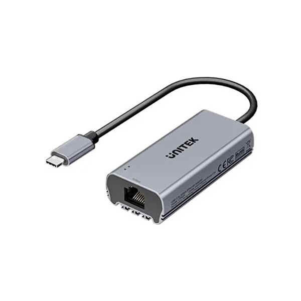 Unitek USB TYPE-C TO RJ45 100-1000-2500MBPS 5GBPS Ethernet Adaptörü U1343AGY01