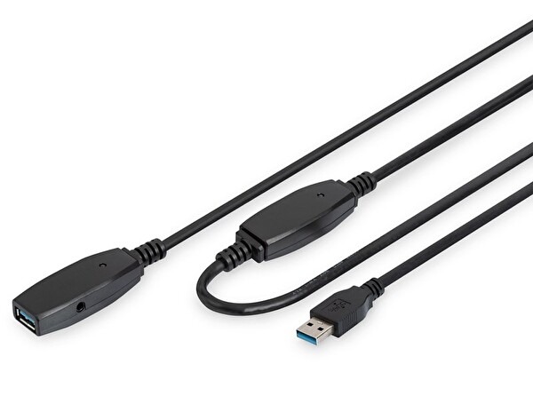 Digitus Aktif USB 3.0 10 M Uzatma Kablosu