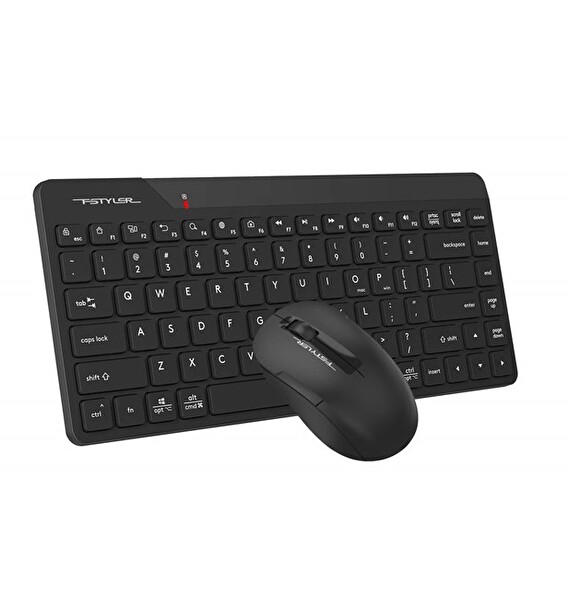 A4 Tech FG2200 AIR2 Mini Kablosuz Klavye Mouse Seti Siyah