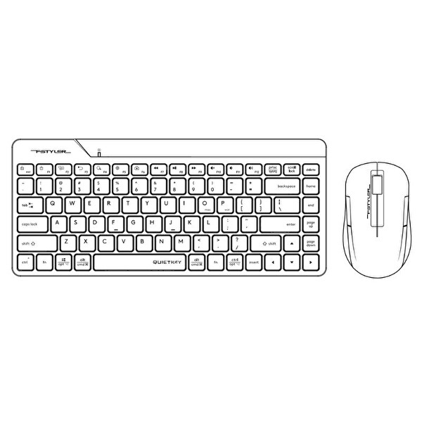 A4 Tech FG2200 AIR2 Mini Kablosuz Klavye Mouse Seti Siyah