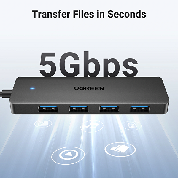 Ugreen 25851 USB-A to 4 Port USB 3.0 5Gbps Hub Çoklayıcı Dönüştürücü