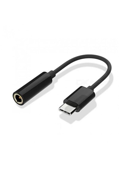 Başkenttekno TR10 Kulaklık Dönüştürücü Usb-C 3.5MM Siyah