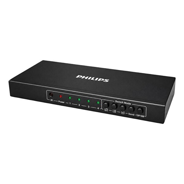 Philips SWR9101W/93 HDMI Quad Multi-Viewer 4Giriş 1Çıkış Ekran Bölücü ve Seçici Switch