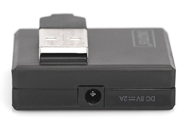Digitus USB 2.0 4 Port Çoklayıcı Kablolu Siyah