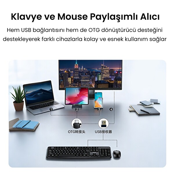 VegGieg MK700 2.4GHz Kablosuz Multimedia Türkçe Q Klavye Mouse Seti