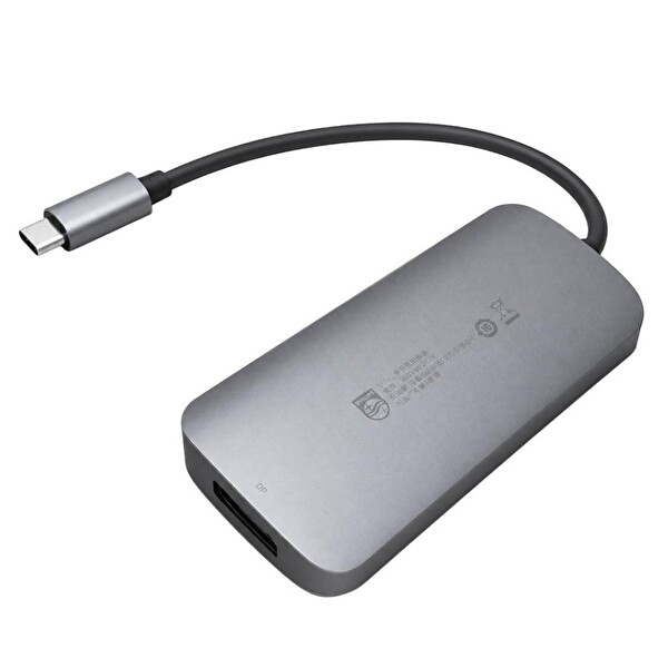 Philips SWR1602T-93 Type-C 7 in 1 8K DP - Dual 4K HDMI 100W PD Çok Fonksiyonlu Hub