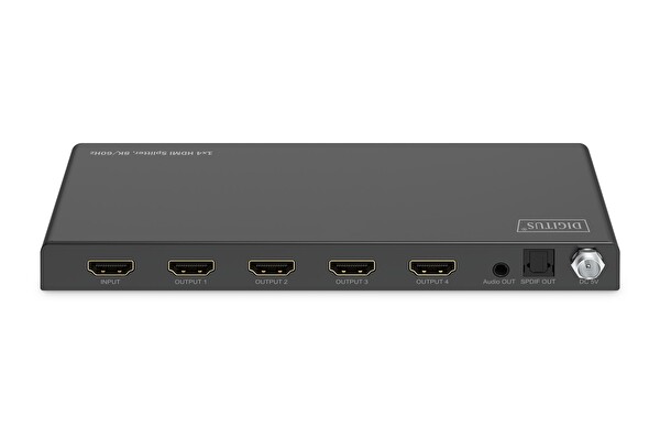 Digitus 1x4 8K/60Hz (4:4:4) Toslink Stereo EDID Kontrolü HDMI Splitters Ayırıcı