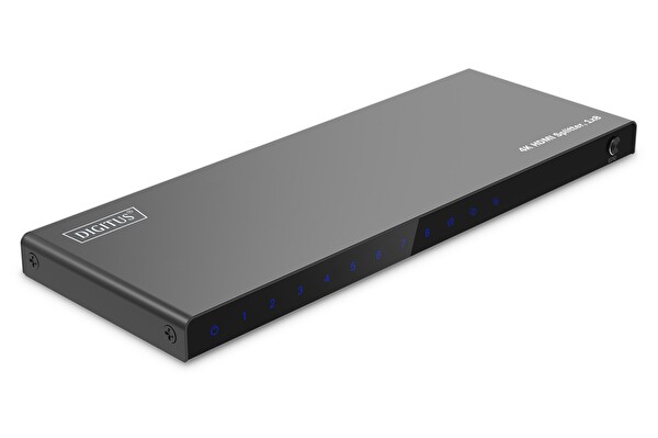Digitus 1x8 4K/60Hz HDCP 2.3 EDID Kontrolü HDMI Splitter Ayırıcı