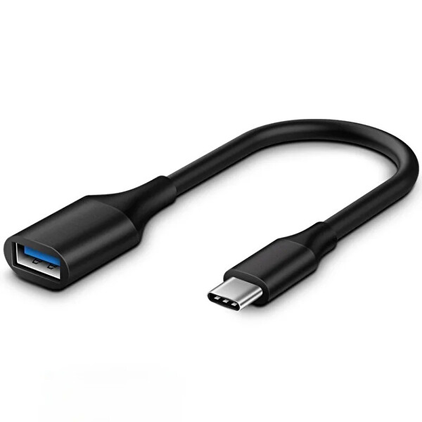 Philips 5A 100W UsbA to Type-C 1.8 M Hızlı Şarj ve Data Kablosu ve ScHitec Type-C to UsbA 3.0 OTG Dönüştürücü Adaptör