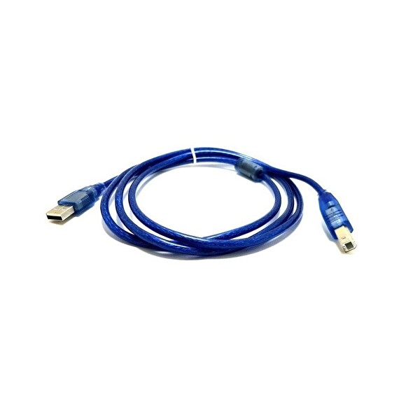 Rose USB 2.0 Yazıcı-Printer Kablosu - 5 Metre Mavi