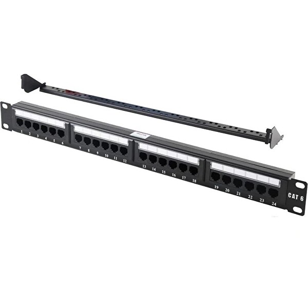 Herz CAT6 Patch Panel Full 24 Port UTP Çoklayıcı
