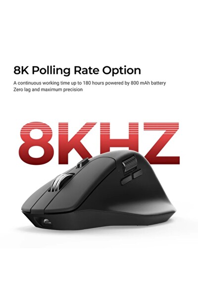 Keychron M6 Pixart 3311 Pixart 3395 ve Pixart 3950 Sensör 2.4 Ghz Bluetooth ve USB K Kablosuz Fare