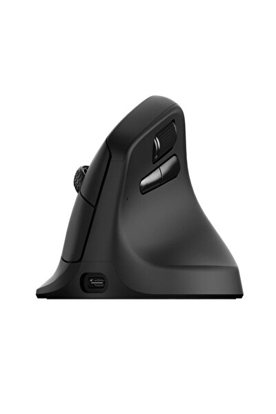 Keychron M5 Kablosuz Pixart 3950 Sensörüne Sahip 2.4 Ghz Siyah Ergonomik Fare