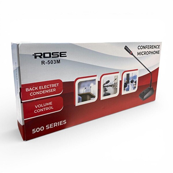 Rose R-503M 5Metre Kablolu Işıklı Kürsü Mikrofonu