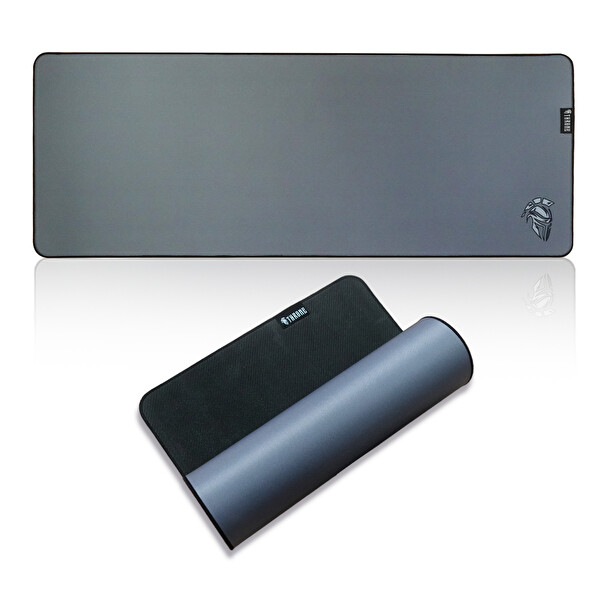 Throne Moon Gray 80X30CM Hybrid Kumaş 4 MM Kalınlık XL Premium E-Sport Oyuncu Mousepad