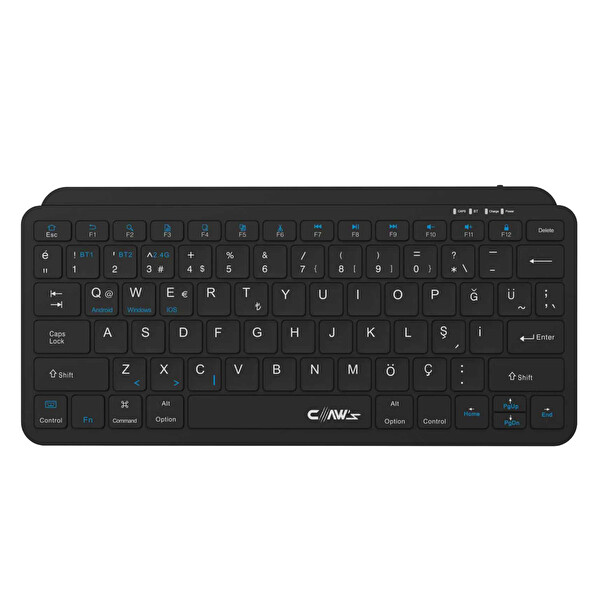 Claw’s Orvia Compact Kablosuz 3 Modlu ve Sessiz Windows - Macos BT - 2.4G WiFi Ofis Klavyesi