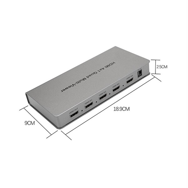 Novacom NVC-HDSW4-Q 4K HDMI 4x1 Quad Multi-Viewer 4Giriş 1Çıkış