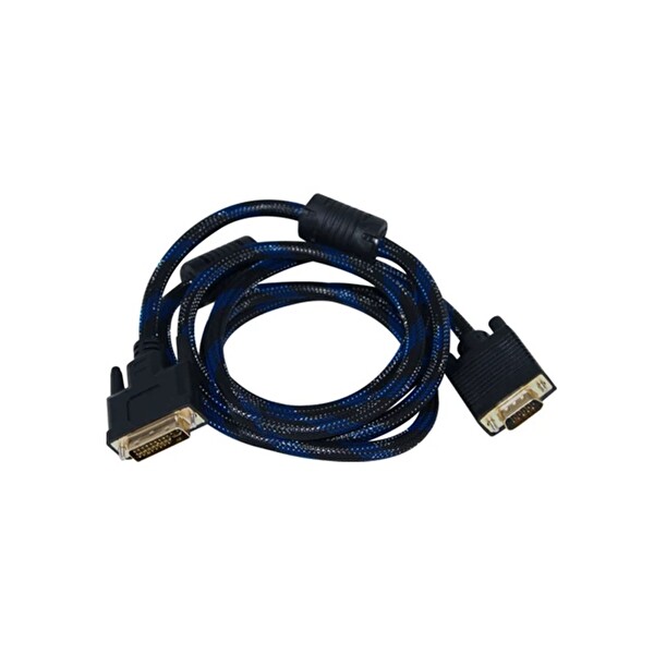 Qport Q-VDV DVI TO VGA 24+5 Converter 1.8 M Çevirici Kablo
