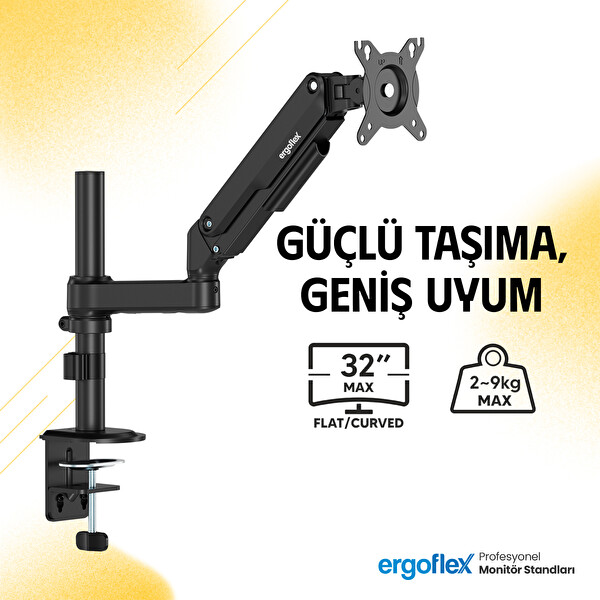 Ergoflex S8 Siyah 17-32