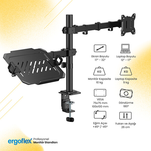 Ergoflex A74L Amortisörlü 17-27
