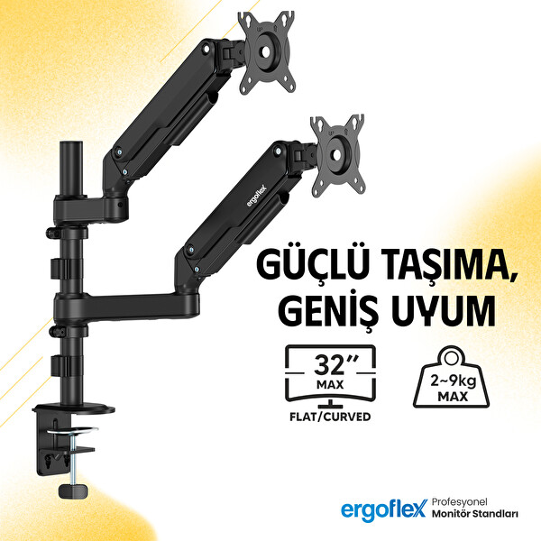 Ergoflex S16 Çift Kol 22-35