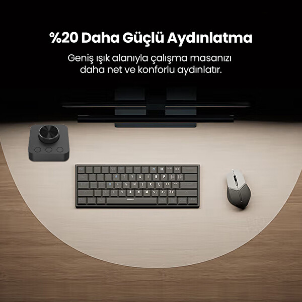 Ergoflex EF-354 Kumandalı Ayarlanabilir Dokunmatik Bilgisayar Monitör Işık Çubuğu