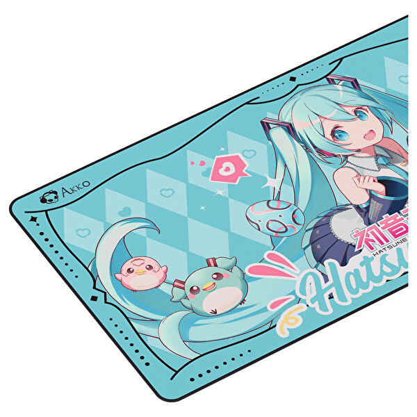 Akko Hatsune Miku 90×40 CM Mouse Pad