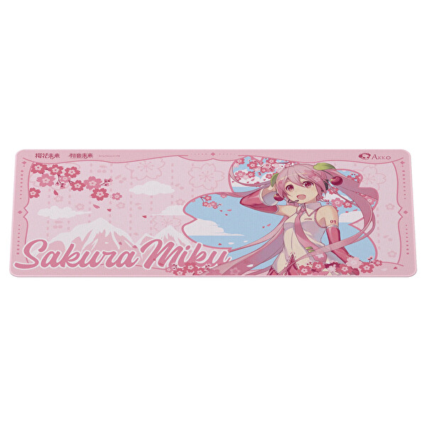 Akko Sakura Miku 90×40 CM Mouse Pad