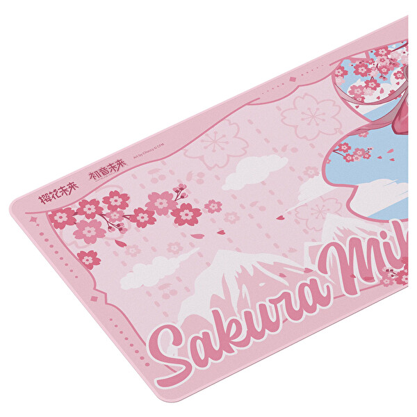 Akko Sakura Miku 90×40 CM Mouse Pad