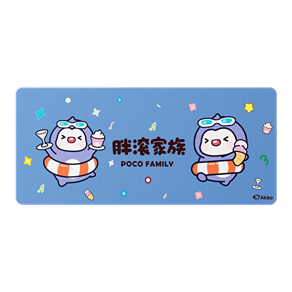 Akko x Poco Penguen 90×40 CM Mouse Pad