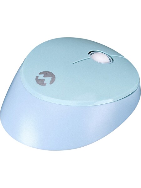Everest Round KM-6282 Renkli Tuşlu Mavi Kablosuz Q Multimedia Klavye ve Mouse Set