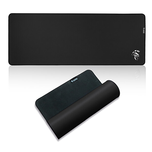 Claw’s 80X30C Hybrid Kumaş 4 MM Kalınlık Kaydırmaz Zemin Xl Premium Koyu Siyah Mousepad