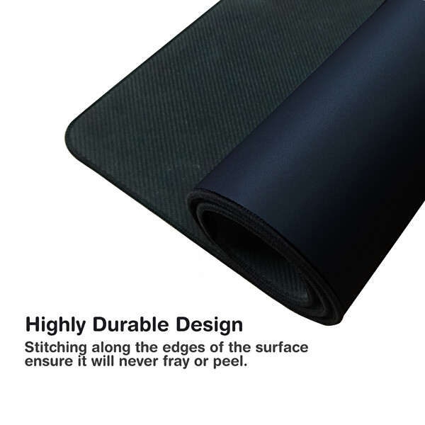 Claw’s 80X30C Hybrid Kumaş 4 MM Kalınlık Kaydırmaz Zemin Xl Premium Koyu Siyah Mousepad