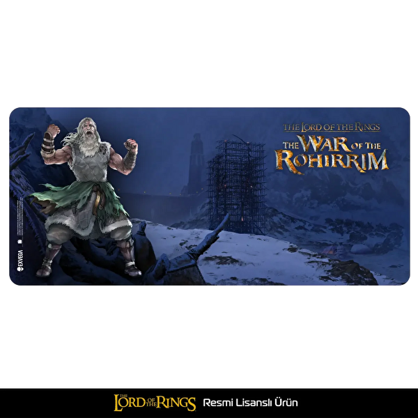 Exvega Yüzüklerin Efendisi: Rohirrim Savaşı Helm Hammerhand XXL 90×40 CM Mousepad