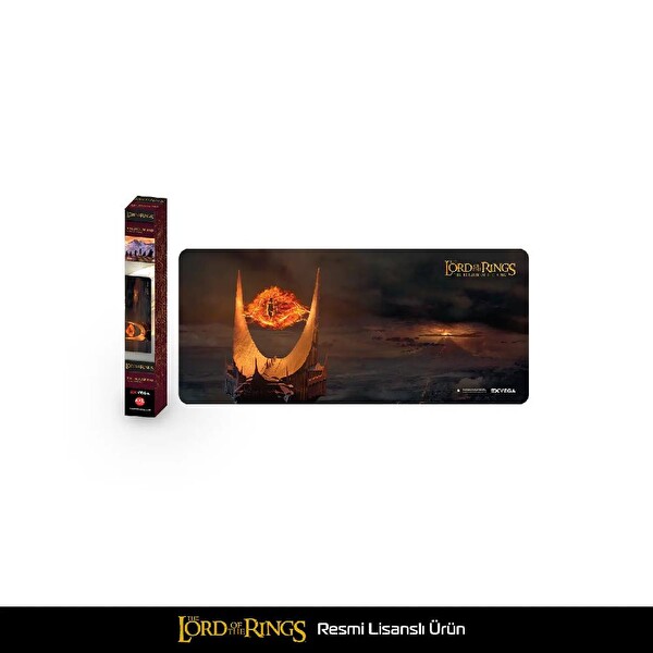 Exvega Lord Of The Rings Sauron'un Gözü Desenli XXL Oyuncu Mouse Pad Mouse Pad